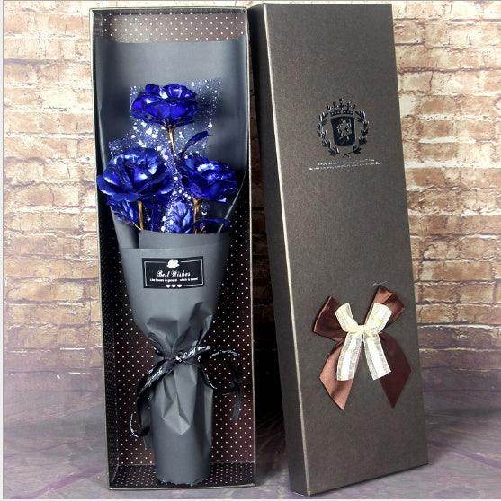 24K Golden Foil Rose Bundle - SmartPursue™