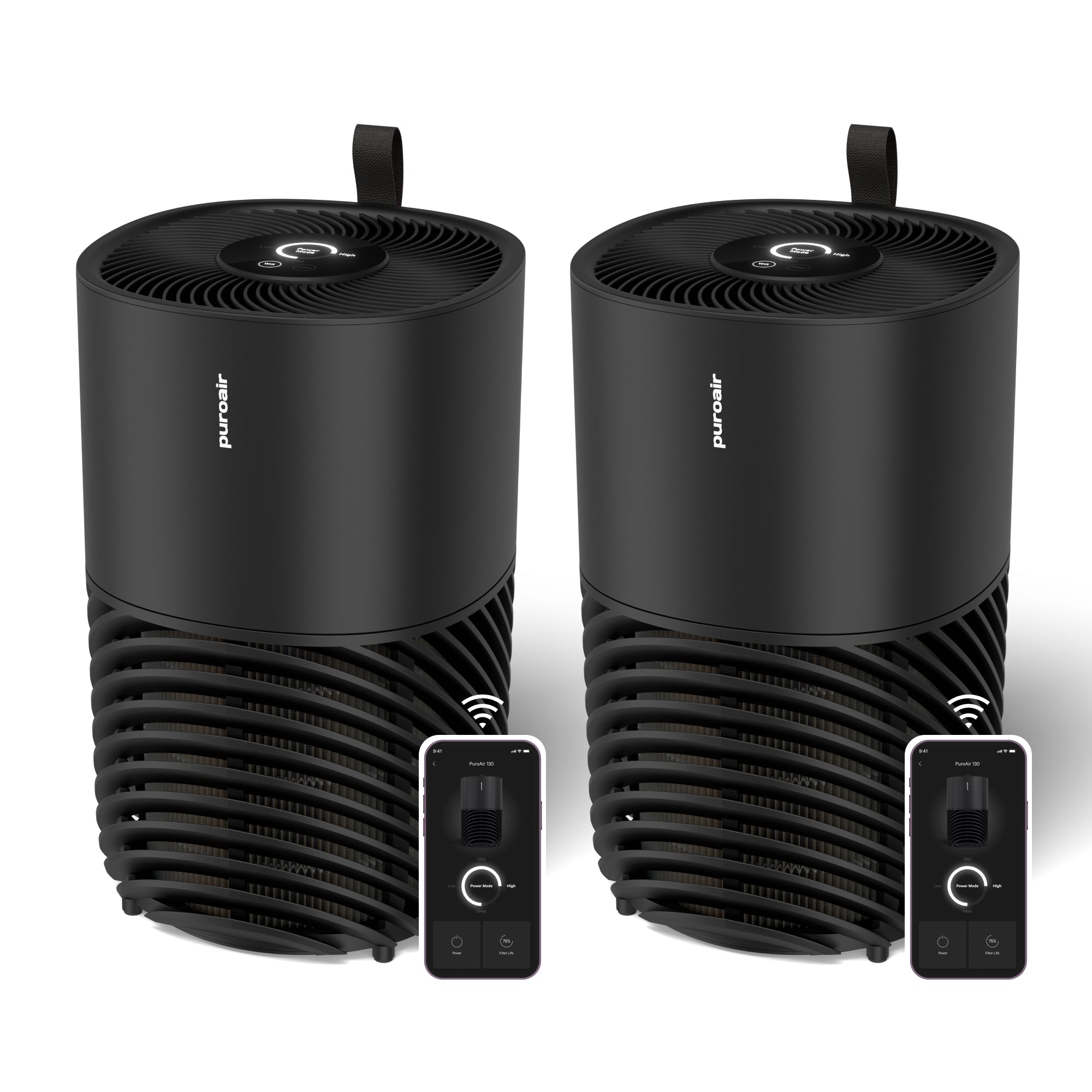 PuroAir 130i Smart HEPA Air Purifier – Smart Home Air Cleaner with HEPA Filter
