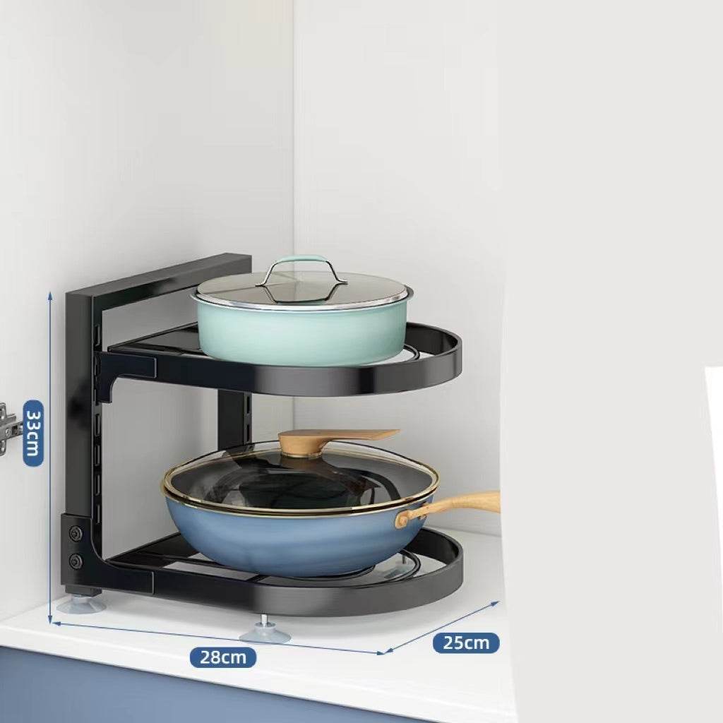 Multi-Layer Under Sink Kitchen Pot Rack - SmartPursue™