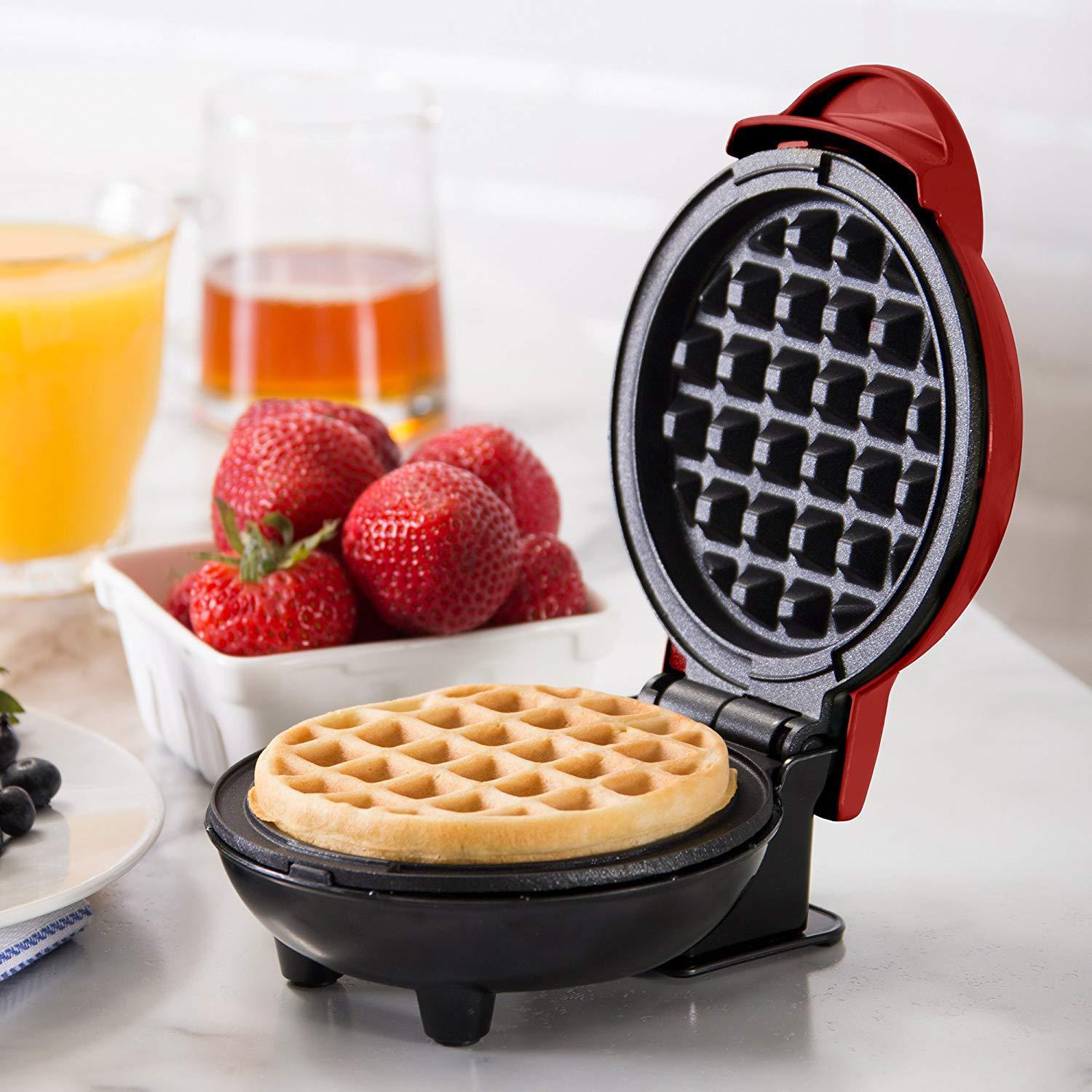 🧇 Mini Waffle Maker – 4” Nonstick Personal Waffle Machine - SmartPursue™