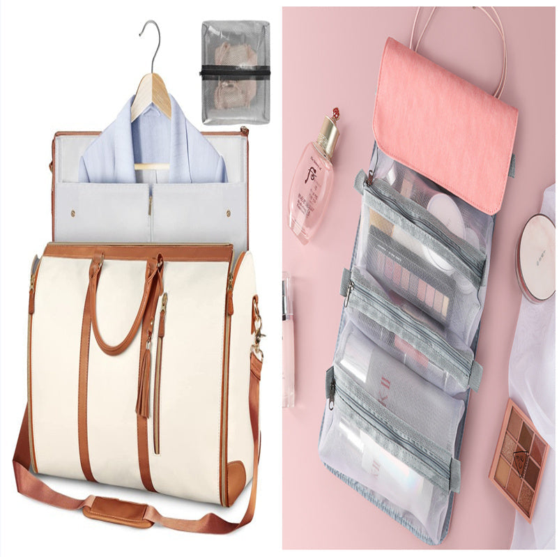 👜 Large Travel Duffle Bag – Waterproof Folding Suit & Clothes Tote CJ