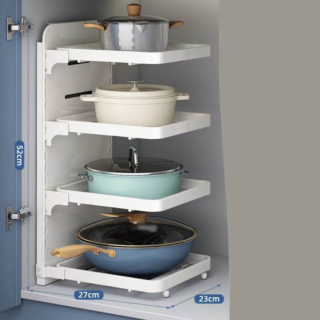 Multi-Layer Under Sink Kitchen Pot Rack - SmartPursue™