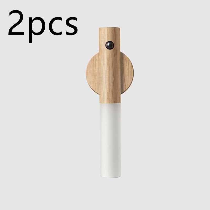 USB Magnetic Wood Motion Night Light CJ US
