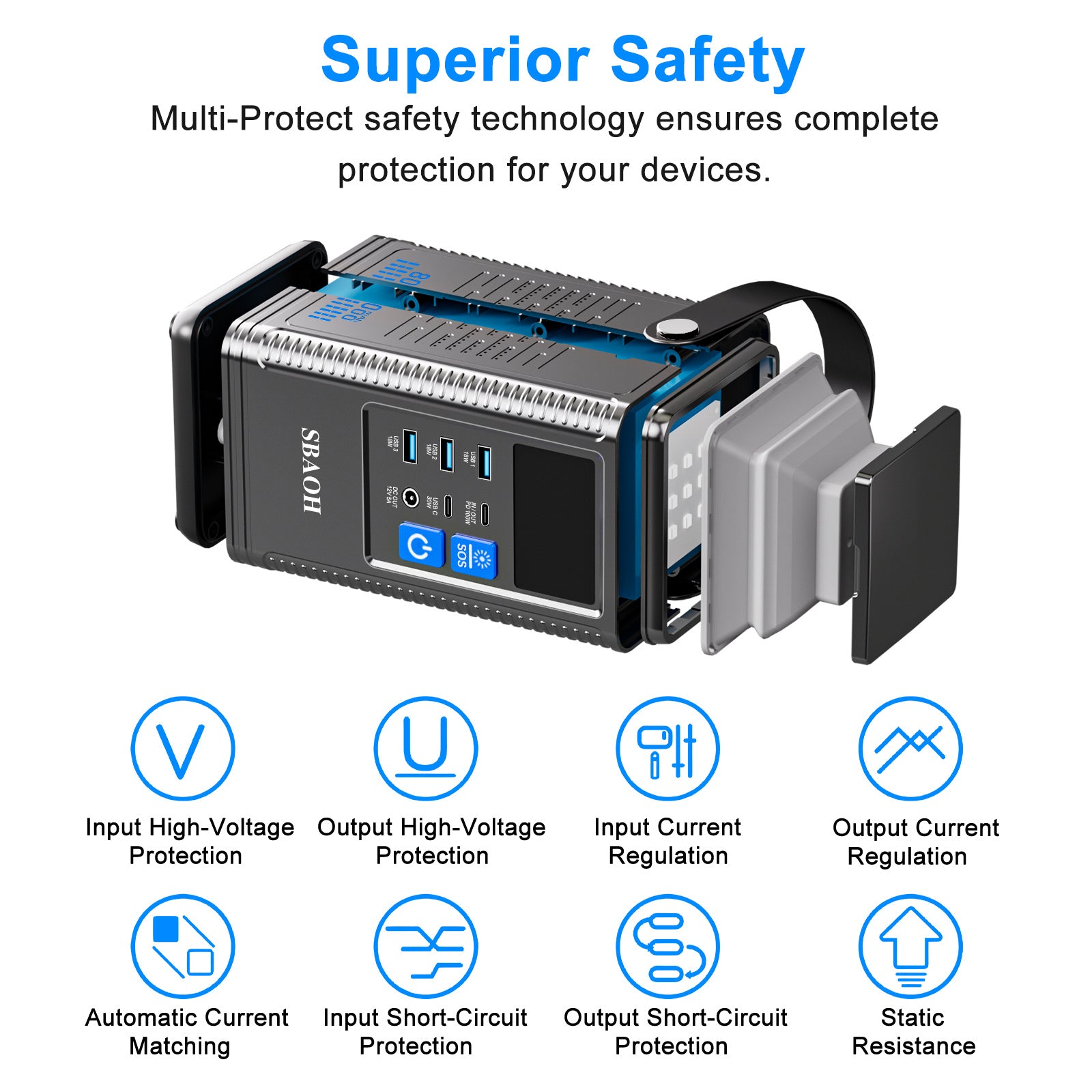 ⚡ 296 Wh Portable Camping Power Station - SmartPursue™