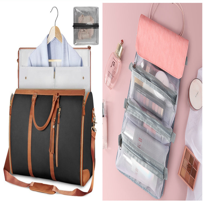 👜 Large Travel Duffle Bag – Waterproof Folding Suit & Clothes Tote CJ