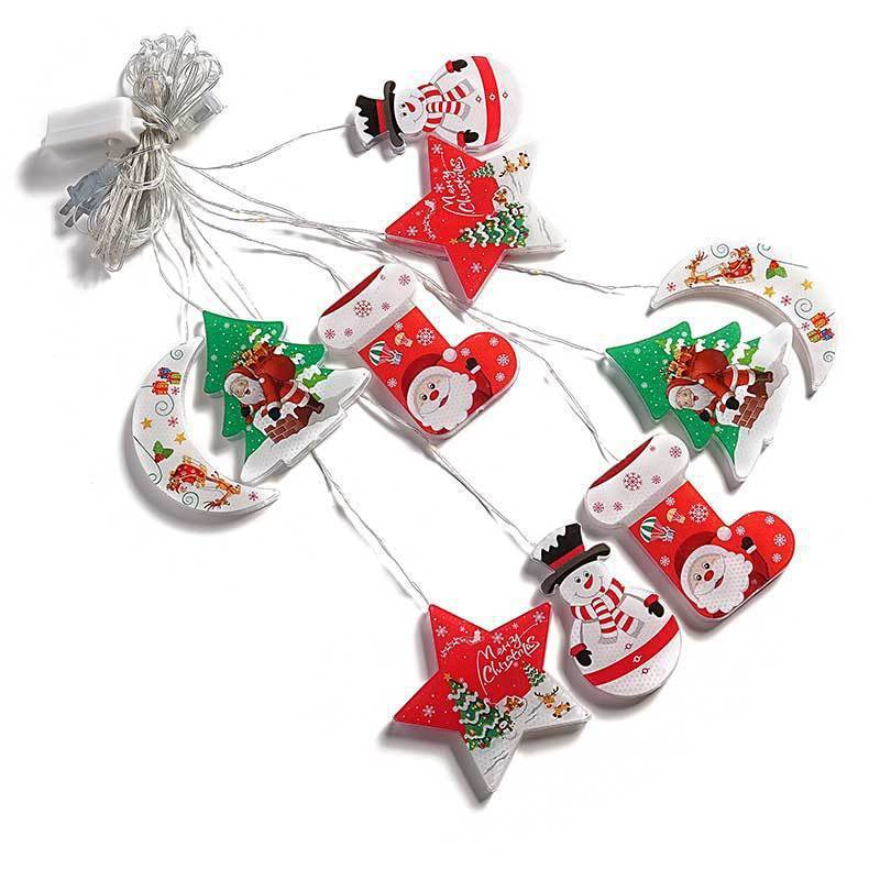 ✨ Painted Christmas Curtain Lights – Festive LED Ambience Décor CJ
