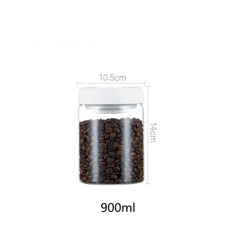 Vacuum Sealed Jug Coffee Beans Airtight Canister Smart Kitchen & Home