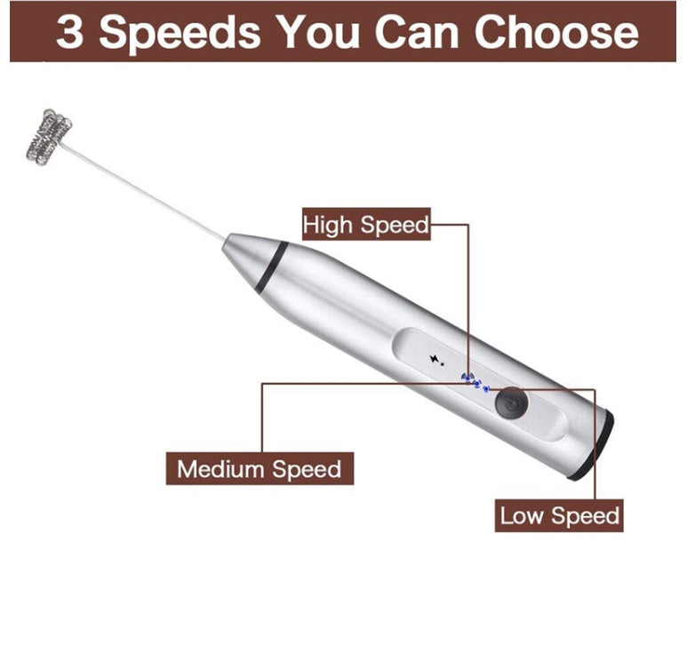 ❄️ Electric Milk Frother – Velvety Foam for Coffee, Lattes & More - SmartPursue™