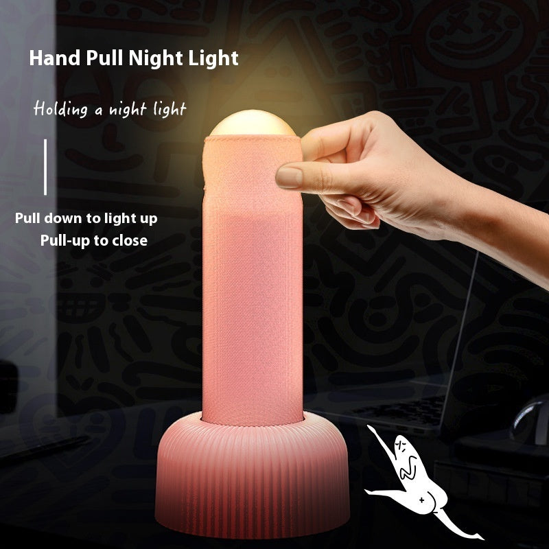 🌙 Creative Handheld Night Light – LED Beads Lantern with Table Base CJ