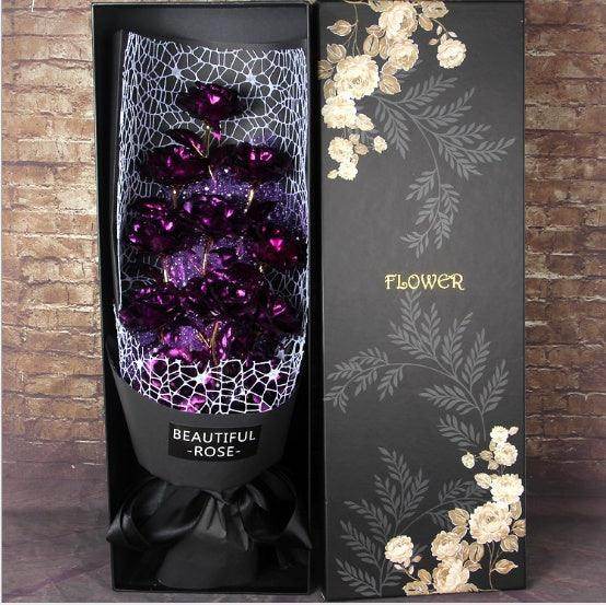 24K Golden Foil Rose Bundle - SmartPursue™