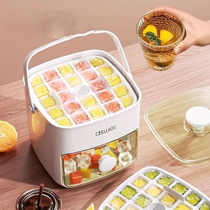 48-Grid Portable Ice Maker – Countertop Ice Tray - SmartPursue™