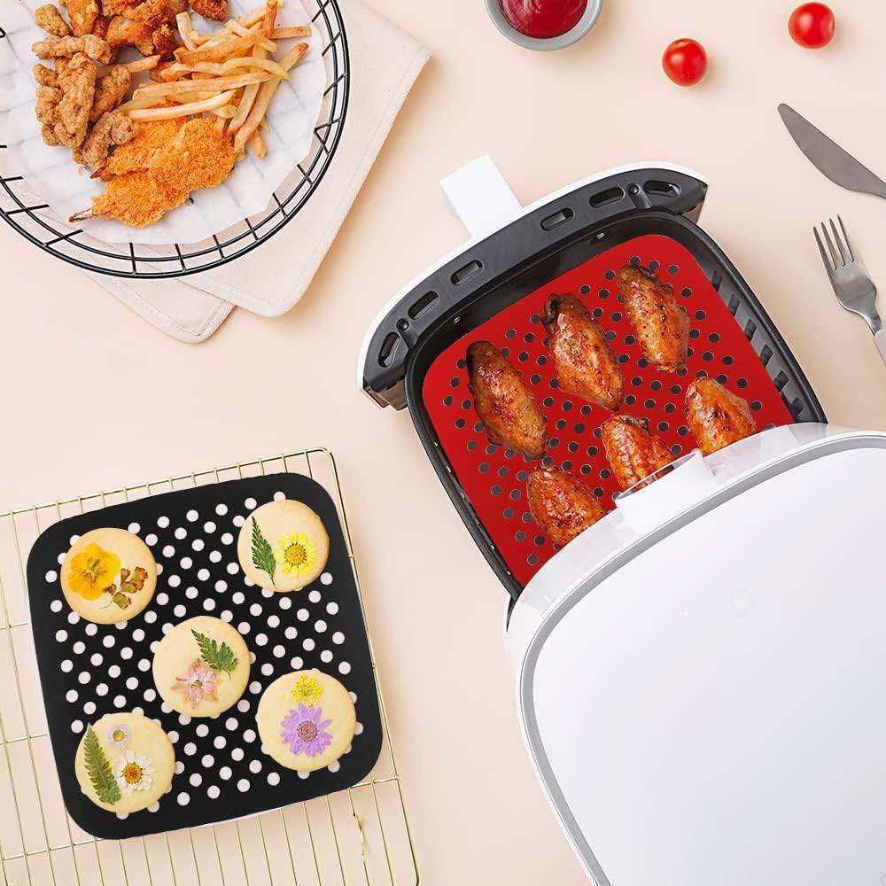 Square Reusable Air Fryer Liners – Non-Stick, Heat-Resistant & Eco-Friendly - SmartPursue™