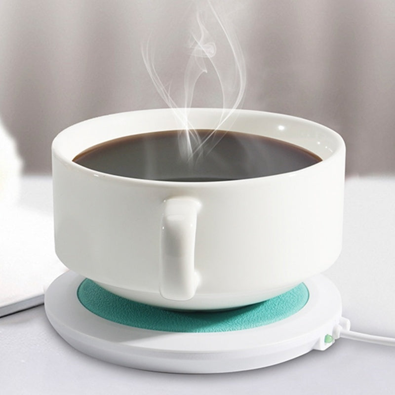 ☕ USB Cup Warmer Mat Pad – Portable Coffee & Tea Mug Heating Coaster Smart Kitchen & Home