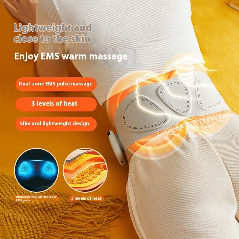 💆‍♀️ EMS Waist Massager – Heating & Warming Support Belt for Pain Relief CJ