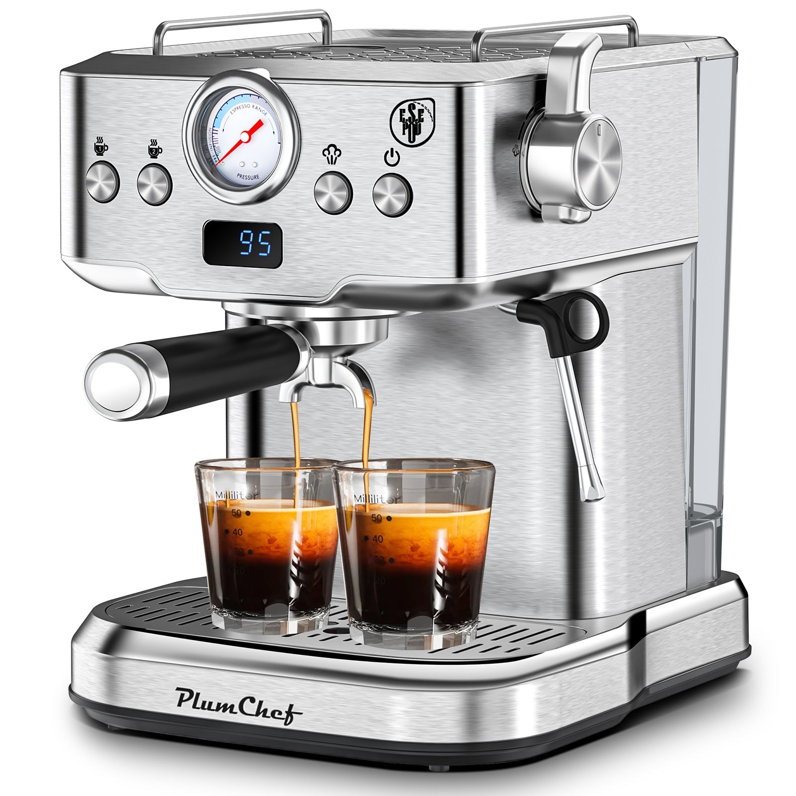 ☕ 20-Bar Professional Espresso Machine Smart Kitchen & Home