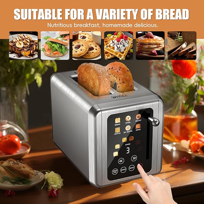 Smart 2-Slice Toaster with Digital Display - SmartPursue™