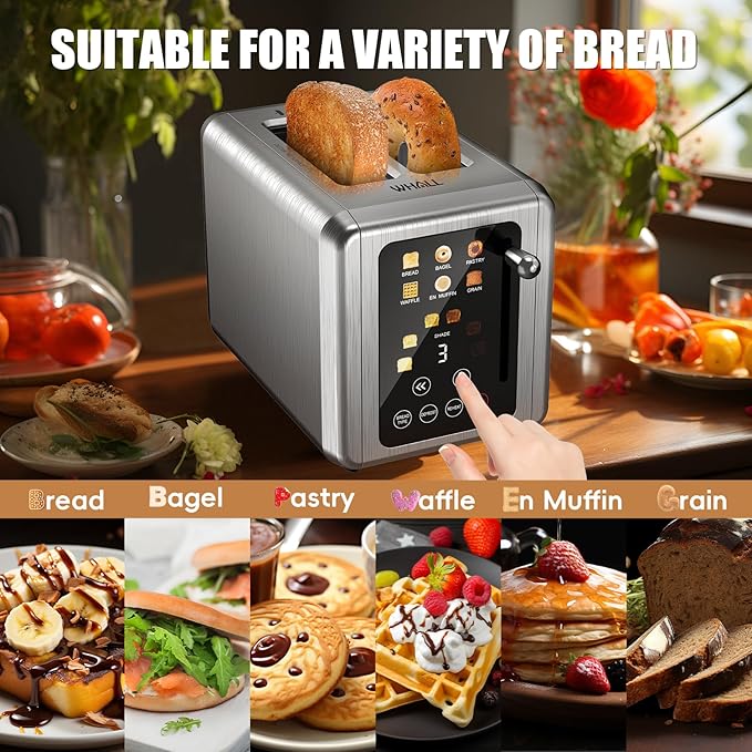 Smart 2-Slice Toaster with Digital Display - SmartPursue™