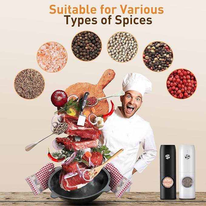 Electric Automatic Salt and Pepper Grinder - SmartPursue™