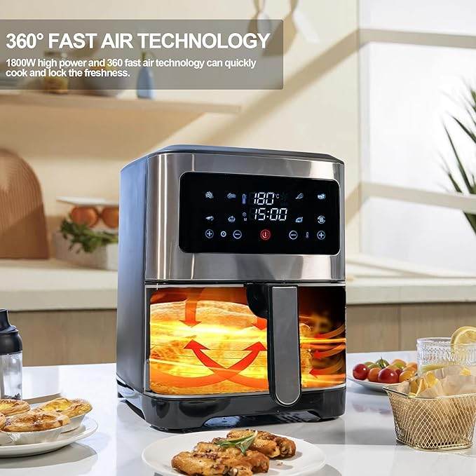 Large Capacity Air Fryer Visual Window Household - SmartPursue™