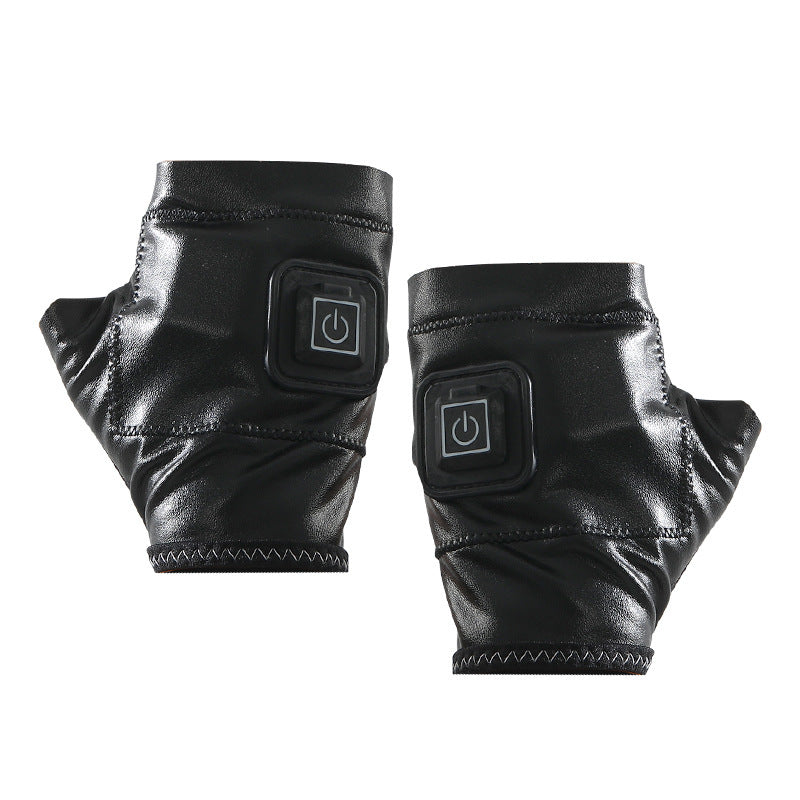 🧤 Smart Heating Gloves – Rechargeable Half-Finger Gloves Travel & Portable Gadgets