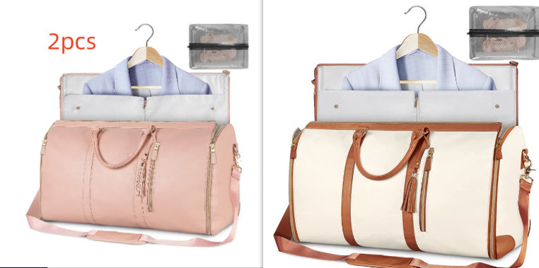 👜 Large Travel Duffle Bag – Waterproof Folding Suit & Clothes Tote CJ