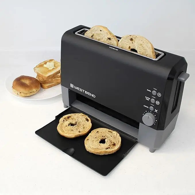 Slide‑Through Bagel Gluten‑Free Toaster - SmartPursue™