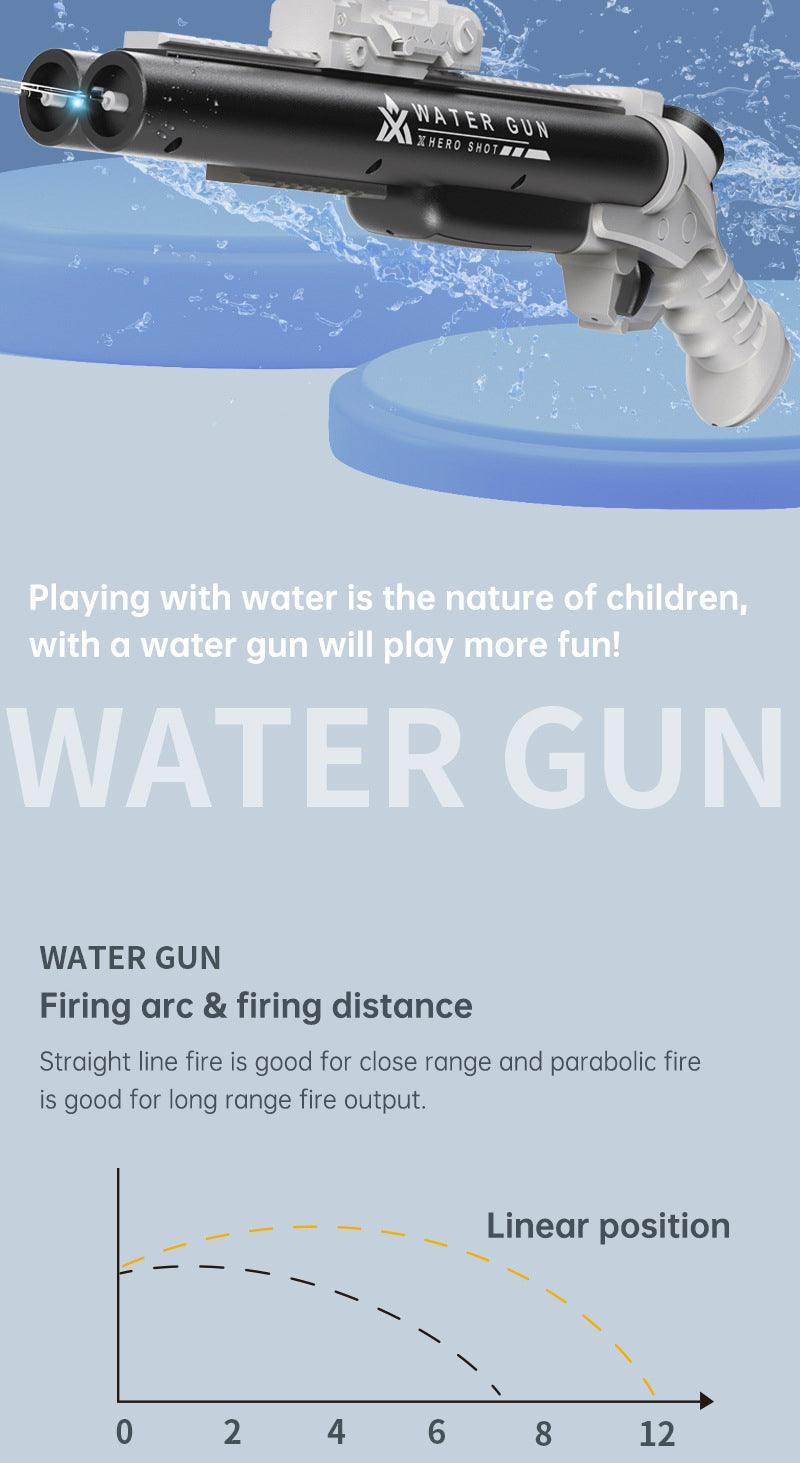 Double tube electric water gun - SmartPursue™