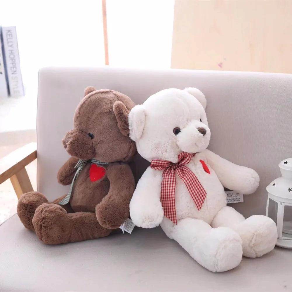 Lovely Teddy Bear Plush Toy with Heart - SmartPursue™