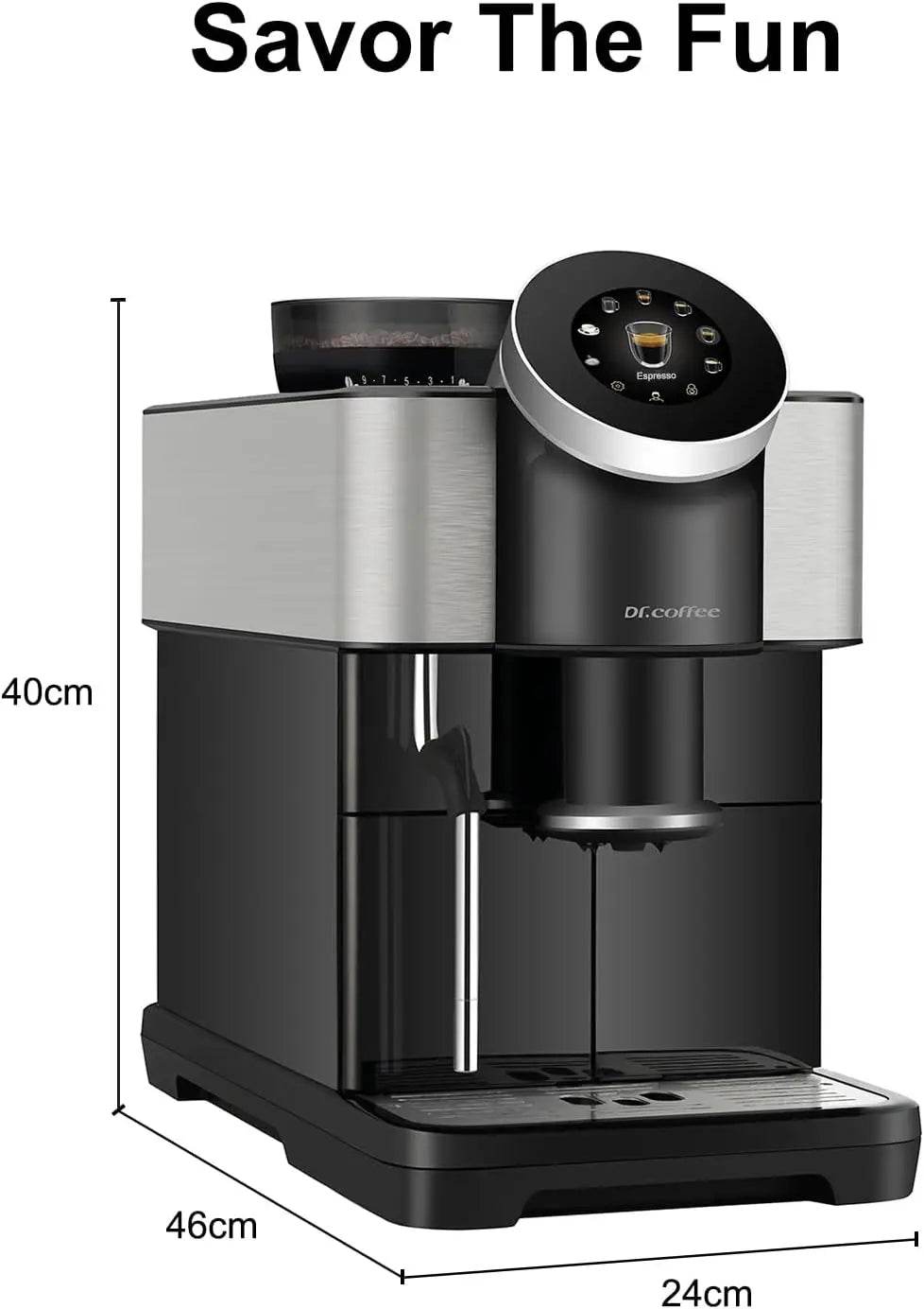 Fully Automatic Espresso Machine Bean-to-Cup Coffee Maker - SmartPursue™