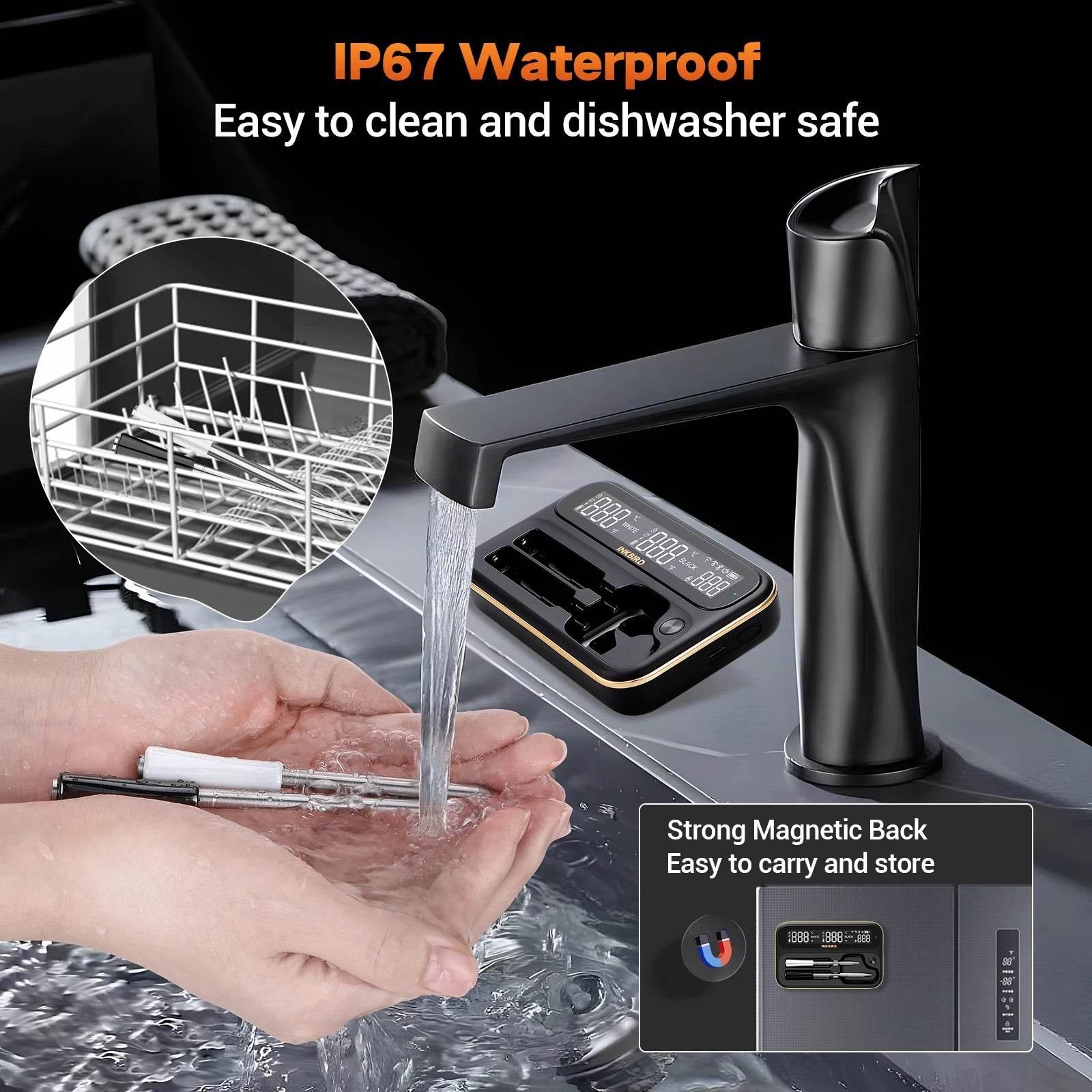 Smart Wireless Meat Thermometer with Dual-Probe Bluetooth - SmartPursue™