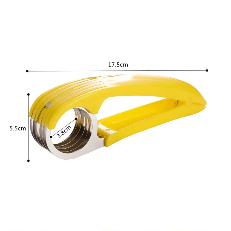 Creative Banana Slicer & Sausage Slicer – Stainless Steel Fruit Cutter - SmartPursue™