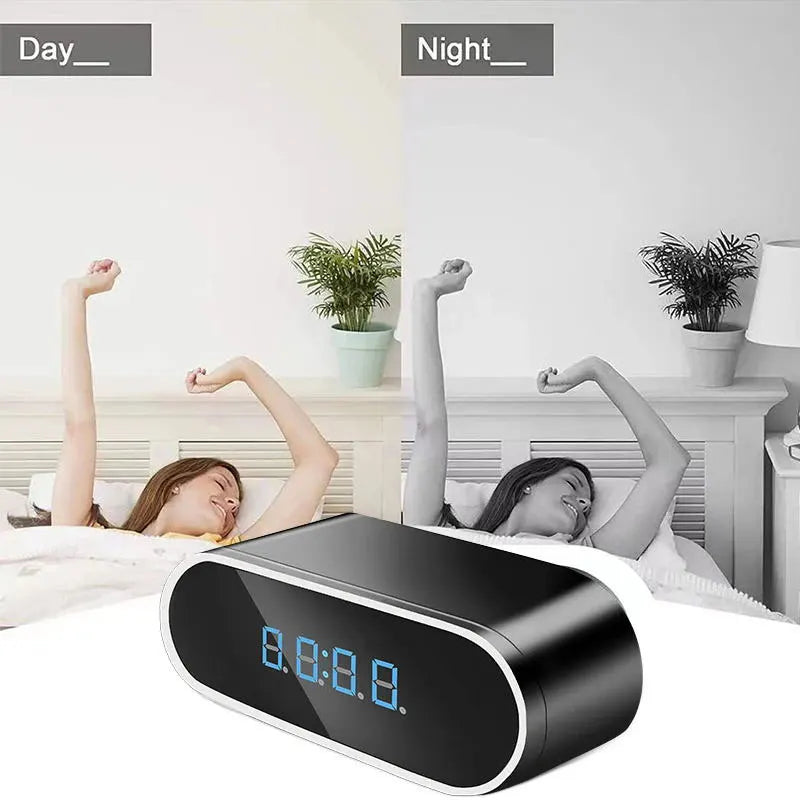 ⏰ 4K HD WiFi Clock Camera – With Night Vision & Motion Detection Diversi Fusion™