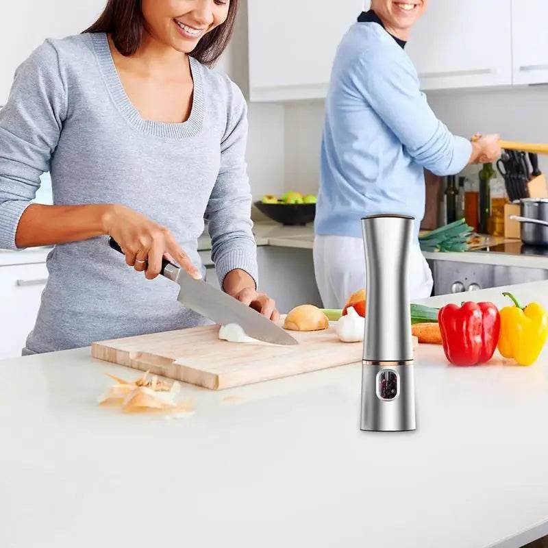 Battery-Powered Electric Salt and Pepper Grinder - SmartPursue™