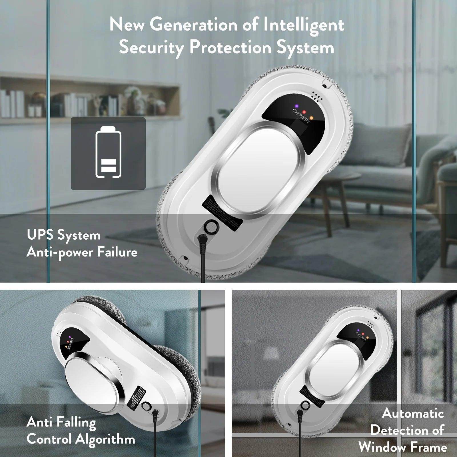 Smart Robot Window Cleaner with Water Spray - SmartPursue™