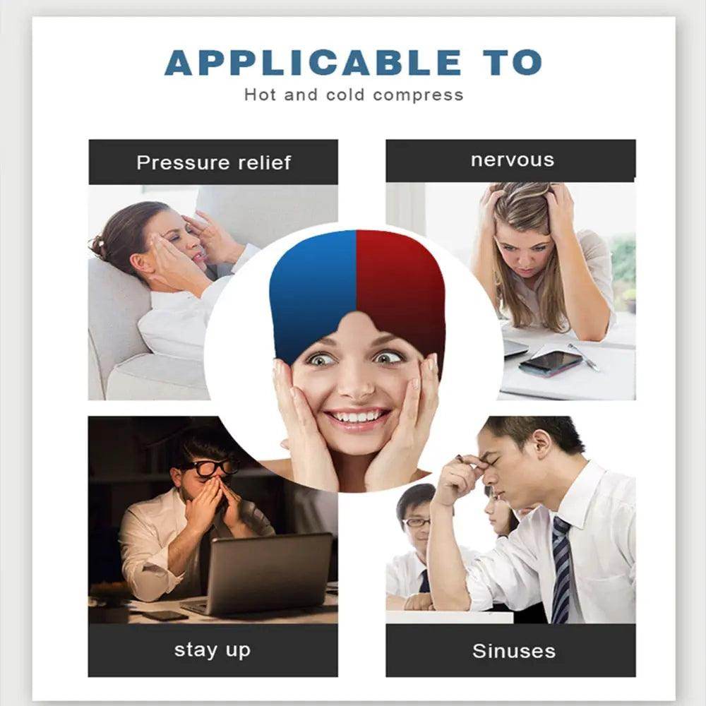 Migraine relief cap Headband with Cold Gel - SmartPursue™