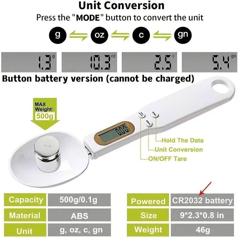 Mini Digital Spoon Scale – Precision Measuring - SmartPursue™