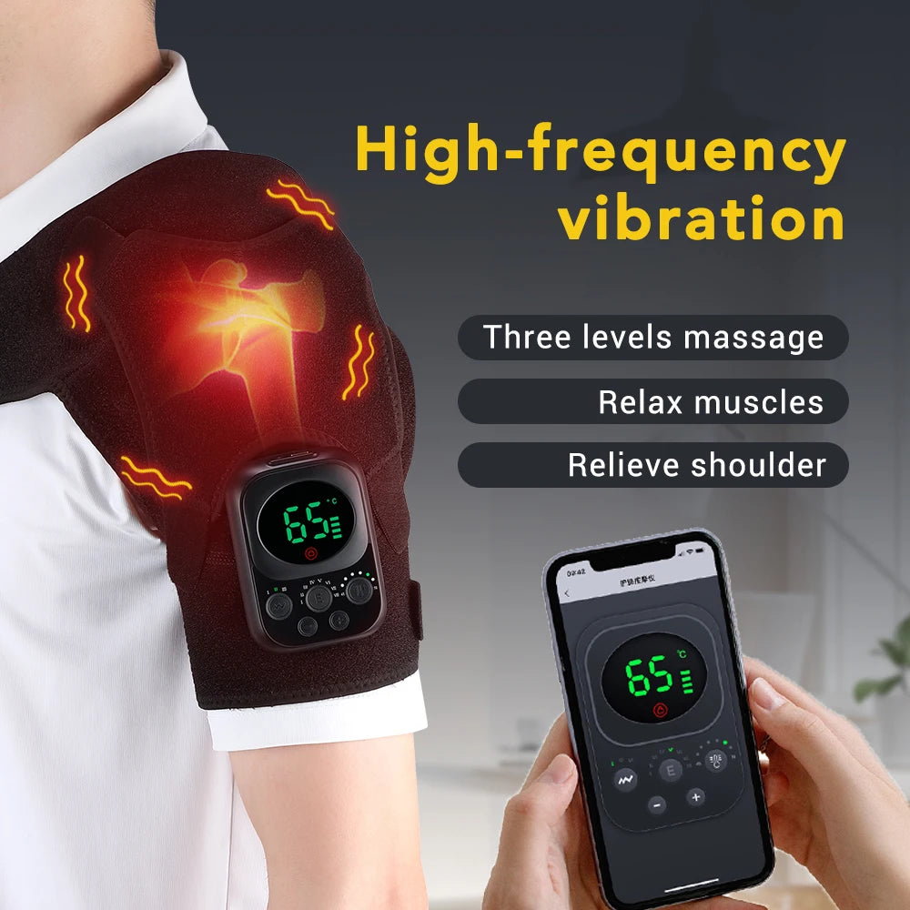 Heating Shoulder Massager with Vibration & App Control - SmartPursue™