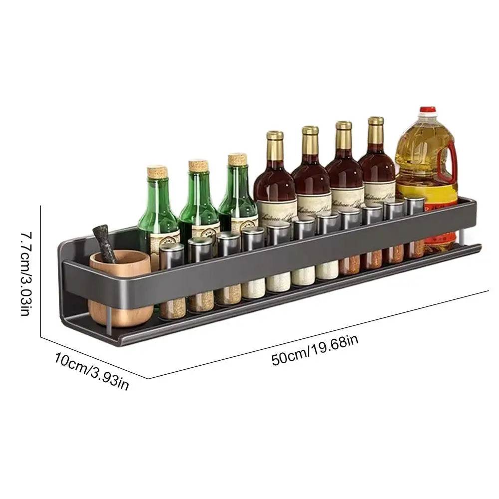 Aluminum Wall-Mounted Spices Rack - SmartPursue™