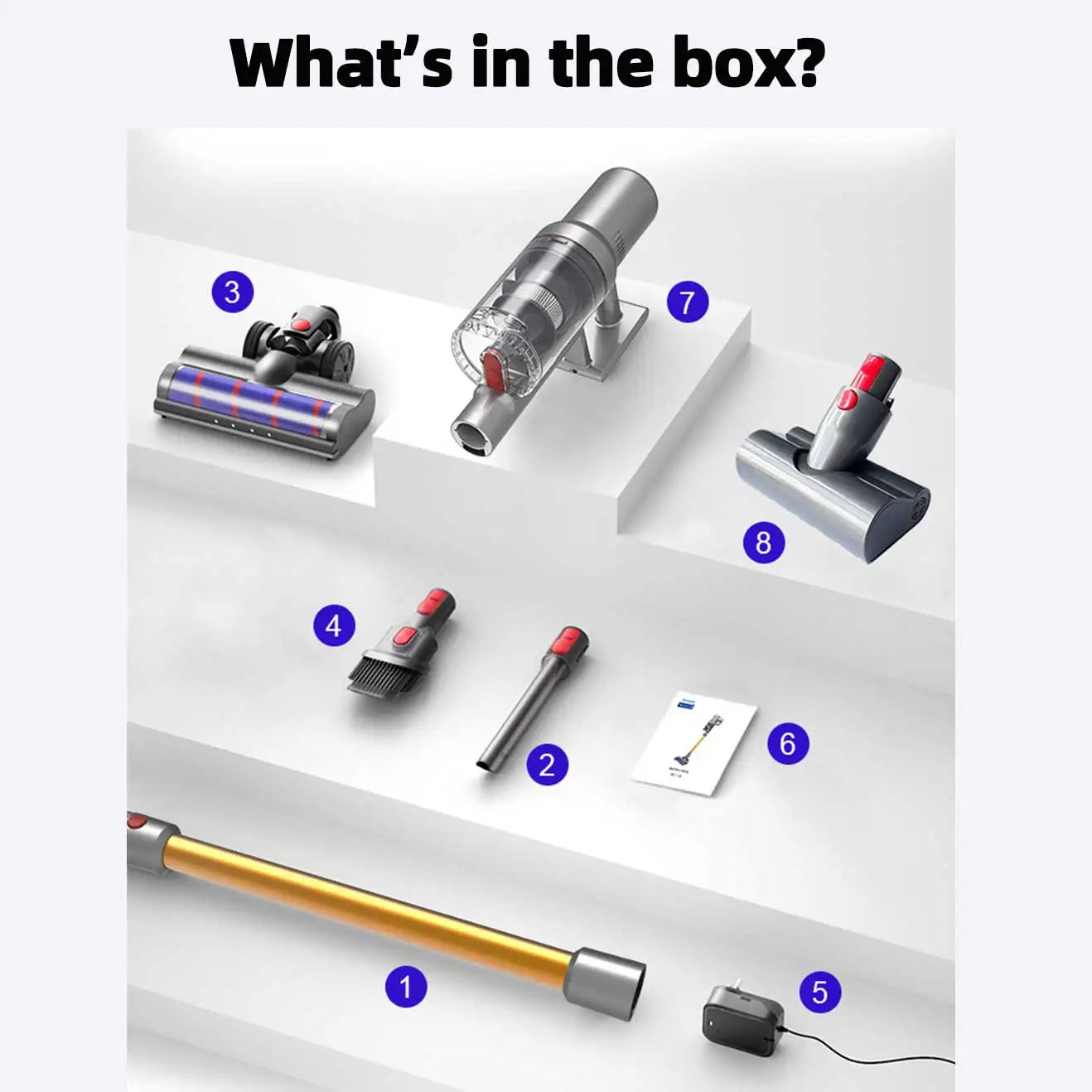 🌀 Smart Cordless Stick Vacuum Cleaner – 27,000Pa with LCD - SmartPursue™