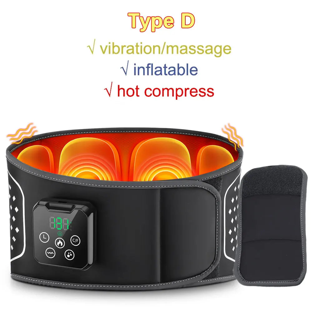 Heating Waist Massager Belts Vibration Inflatable Heated Pads Back Protector Waist Massage Relax Warmer SmartPursue™