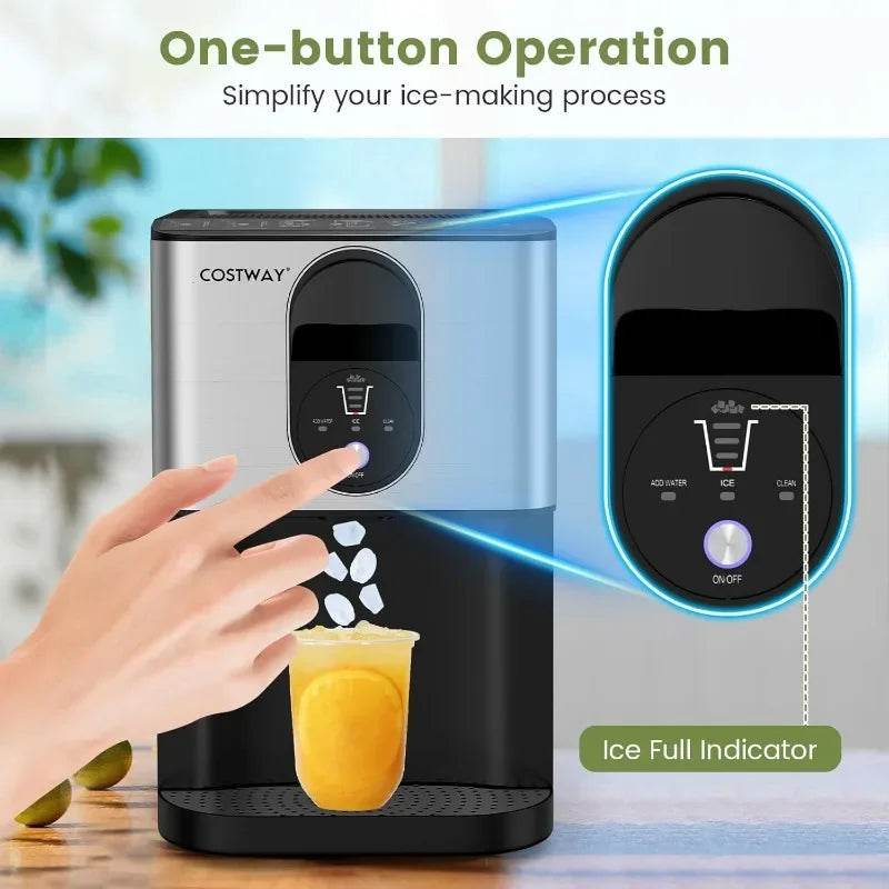 Countertop Nugget Ice Maker with Self-Dispensing - SmartPursue™