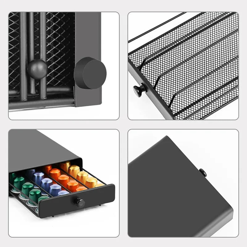 ☕ 40 Nespresso Pods Coffee Drawer Holder - SmartPursue™