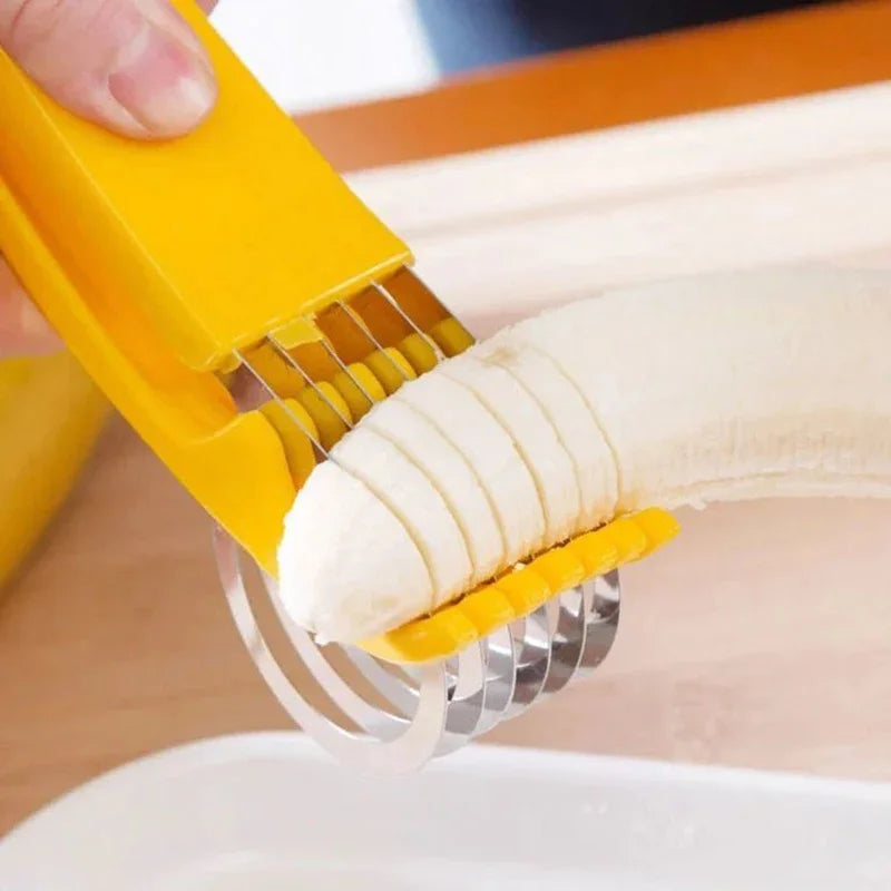 Creative Banana Slicer & Sausage Slicer – Stainless Steel Fruit Cutter - SmartPursue™