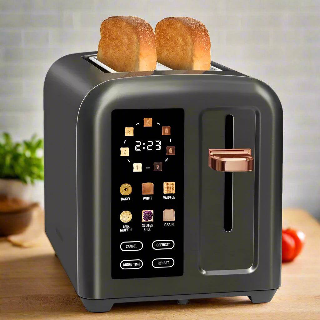 2-Slice Smart Toaster with LCD Display - SmartPursue™