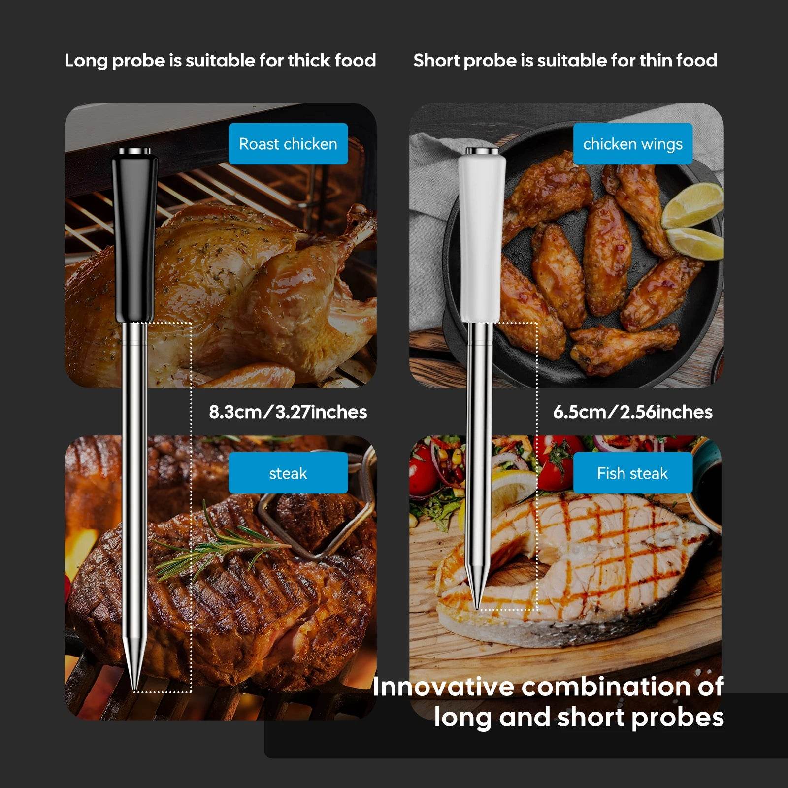 Wireless Meat Thermometer – Smart BBQ Probe - SmartPursue™