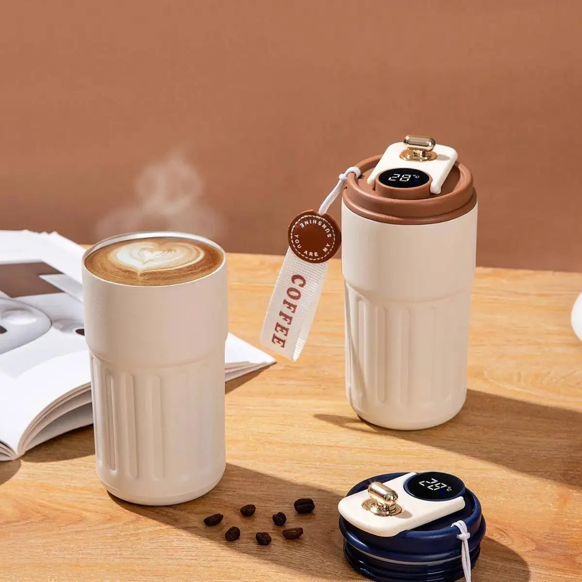 LED Display Smart Thermos Bottle – Hot & Cold Flask - SmartPursue™