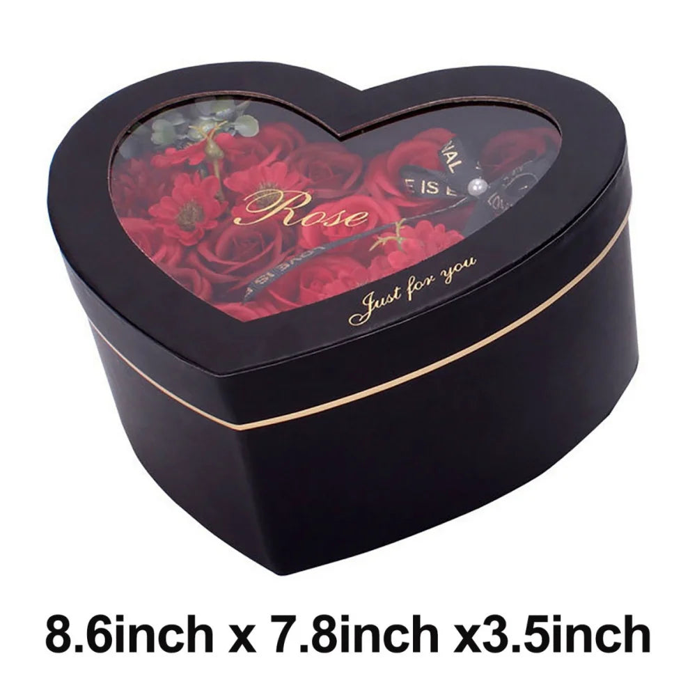 13Pcs Heart Shape Rose Gift Box Fusion Gifts