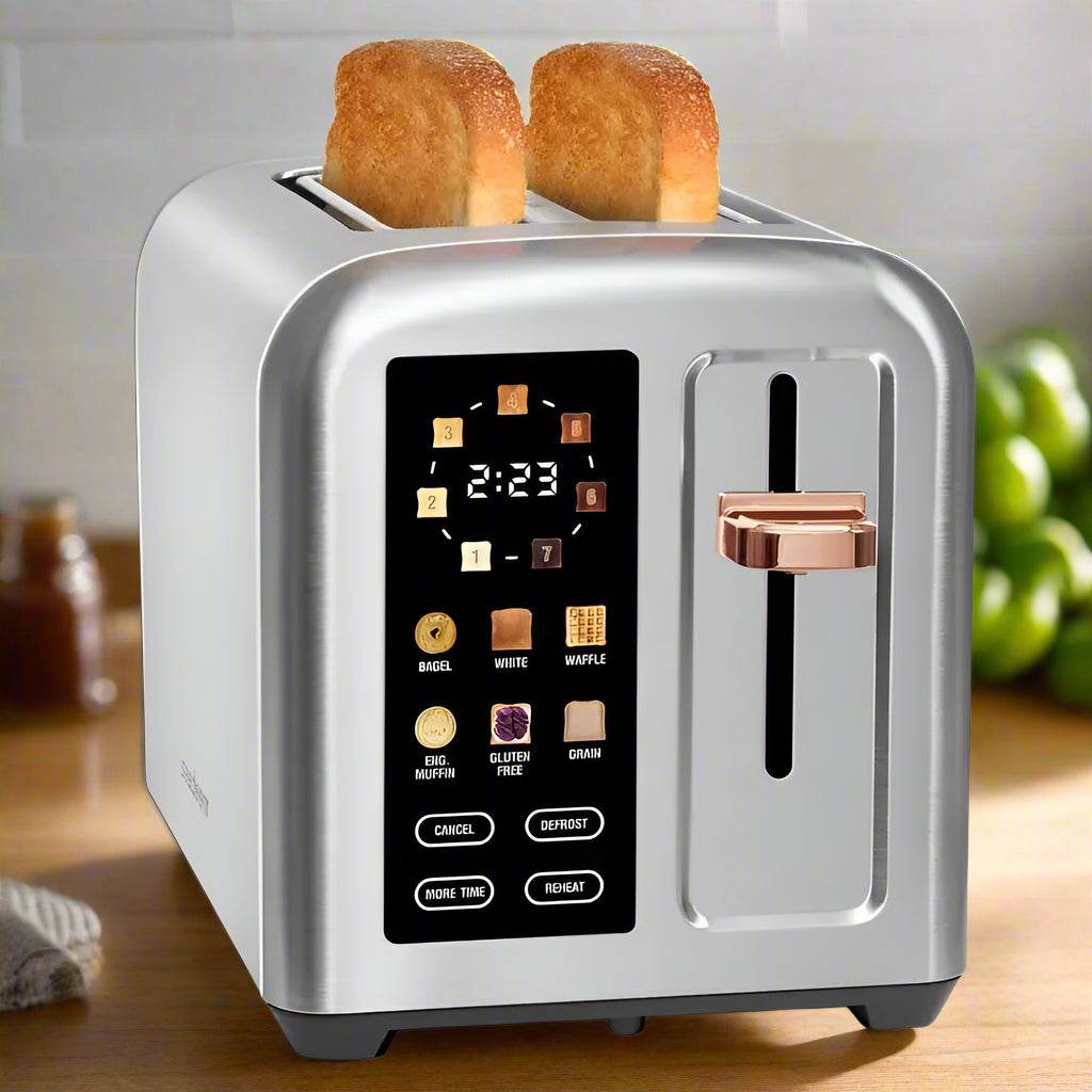 2-Slice Smart Toaster with LCD Display - SmartPursue™