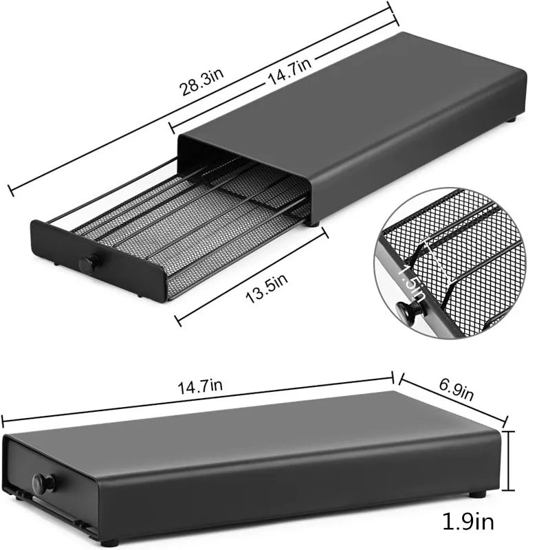 ☕ 40 Nespresso Pods Coffee Drawer Holder - SmartPursue™