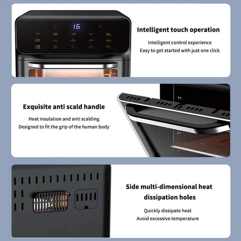 10L Large Capacity Oil-Free Air Fryer - SmartPursue™